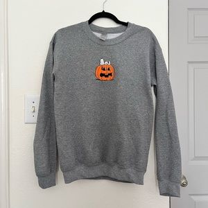Snoopy pumpkin crewneck